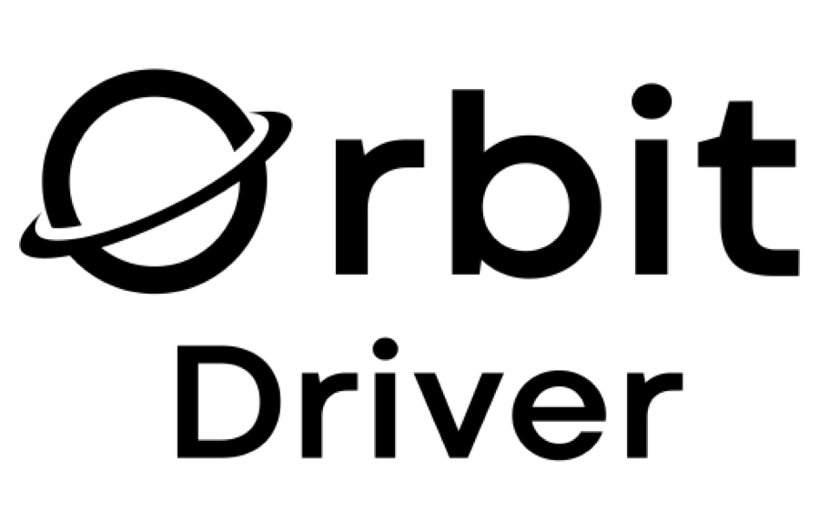 A phone showing the Orbit and Orbit Driver app icons